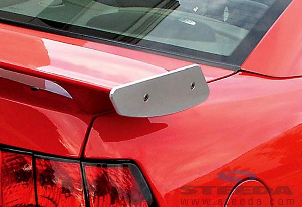 Steeda Mustang Billet Spoiler Winglets w/ Logo (94-09)